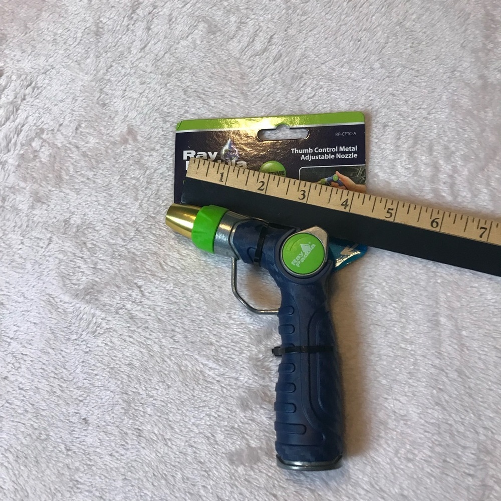 Ray Padula Metal Thumb Control Nozzle Adjustable Spay Leakproof And Weatherproof - Picture 6 of 12